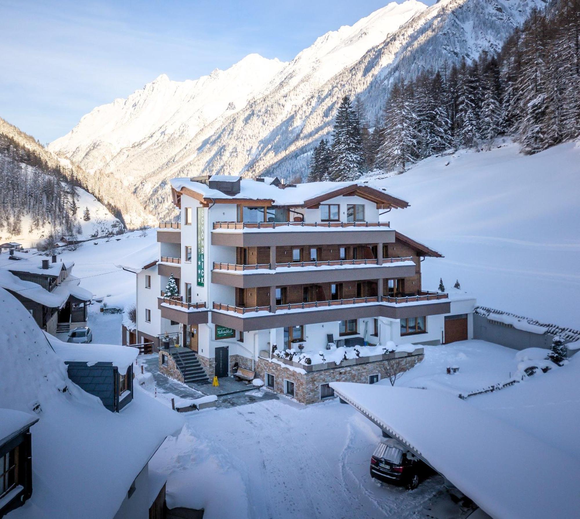 Hotel Garni Schoenblick Sölden Esterno foto